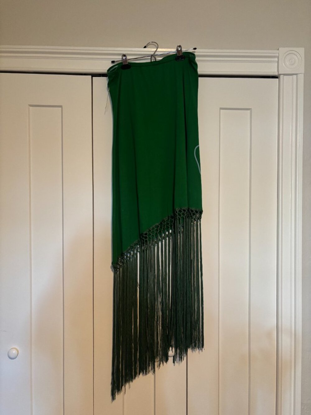 Celandine Asymmetrical Fringed T- Shirt Dress - NWT - Picture 6 of 7